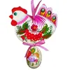 Figurine decorative -Egg decorazione artigianato acrilico carino albero di Pasqua decorazioni felici 2024