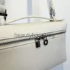 Loro Piano LP Lorospianasl LP19 Bag borse da sera Designer Cosmetico in pelle cosmetica in pelle versatile pranzo a rano strato di mucca semplice Gigi stesso portatile una borsa a tracolla