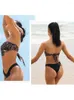 Swimwear Women Black Bikini Robe d'été sexy