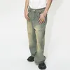 IEFB Vintage Gradient Baggy Jean pantalon Tendance Mentide Mode Disond Y2k Personnalité large jambe de Denim décontracté Pant 9C1149 240430