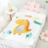 Dekens Baby Muslin Bamboo Swaddle Deken Katoen Geboren beddengoed Cover Soft Animal Bath Handdoek Stuls Infant ontvangende wrap