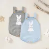 Rompers Baby Girl Boy Easter Romper Bodeveled Bodysuit Joks My 1. strój urocze ubrania z dzianiny