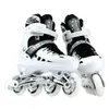 Verstellbare Rollschuheschuhe 4-Rad Flashing Wheels Professionelle Inline für erwachsene Männer Wonmen Racing S 240429