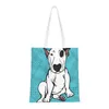 Sacs à provisions Fashion Princement Poodle Black Love Tote Sac Recycling Canvas Shopper épaule Pudel Caniche Handsbag