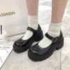 Klädskor lolita kvinnor japansk stil Mary Jane Vintage Girls High Heel Platform College Student Big Size