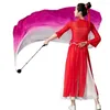 Scen Wear Silk Veil Belly Dance kastade bollar Imitation Rainbow Performance Props Justerbara för Thailand/Indien/Arab Chain