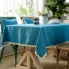 Flax Fabric Table Cloth Luxurious Cover Linen Cotton Washable Tablecloth for Wedding Home Party Dining Banquet Decoration 240428