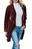 Trench Coats Women Automne Velvet Pleuche Mabet pour femmes Long Spring Carganan Casaco Feminino Abrigos Mujer Winter Vérinons extérieurs