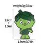 Childhood Cartoon Green Monster -personages Email Pin Leuke anime -films Games Hard Email -pinnen Verzamel metalen cartoon broche Backpack Hat Bagel Rapel Badges