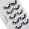 Valse wimpers Guer Young Makeup Bottom Kit 5 Paren 3D Natuurlijk Kijkend onder oog Lashes Extension Lash Volledige wimpersets