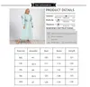 Basic Casual Dresses Plus size womens elegant long dress solid color button up O-neck pleated hem long sleeved retro dress loose autumn dressL2405