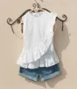 Girls Summer Blue Teenage School Girls Tops and Blackes Cotton White Shirt For Girl Solid Red Shirts Children Clothing 2102252078986