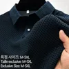 Hasta 5xl de verano para hombre de verano lop-up polo de manga corta camiseta de moda transpirable camiseta de moda de negocios transpirable ropa de marca masculina 240428