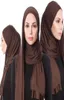 2019 feminino elástico lenço hijab hijab sulod resplidível roupas muçulmanas xales de femme e envoltórios do Islã Scarves 4215918