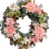 Flores decorativas Afbc Wrinalh Wreath Spring Summer Rose Silk to Autumn for Front Door Garden Party Home Wall Wall