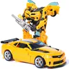 Haizhixing 19cm Transformation Toys Boy Anime Action Figures Robot Car Classic Aircraft Modèle Plastic Kid Adultes Cadeaux H603 240422