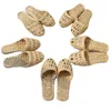 Jarycorn Shoes Womens Strohhalmpaare handgefertigte chinesische Stil bequeme Sandalen Sommer Mode Unisex Home 240422