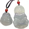 Hanger kettingen chalcedony boeddha guanyin ketting heren sieraden grote agaat gepolijste jade groothandel