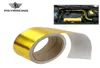 PQY Racing 2Quotx5 medidor de aluminio Adhesivo adhesivo con respaldo envolvente resistente a la entrada Gold Silver PQY16135647513