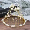 Forniture per feste Crown Cake Topper Pearl Happy Birthday Toppers Decor di fidanzamento del matrimonio