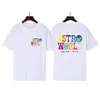 2024 21SS Designer T-shirt Letter Tryckt tee Summer Mens and Womens Cotton T-Shirts Hip Hop High Street Tops