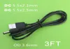 USB 20 bis DC 55 mm x 25 mm x21mm Ladekabel DC -Buchstier 1m 3ft Ladegerät Power 1449594