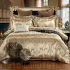 Dekbedden 3 stcs ontwerper thuisbeddenset jacquard dekbed sheet twin single queen king size bed sets beddenbladen s kleding