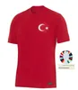 Kid de football Kid Turkiye Soccer Jersey 2024 Turkey National Team Home Away Demiral Kokcu Yildiz Enes Calhanoglu Football Shirts Kit11