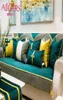 Avigers Luxury Patchwork Velvet Teal Green Cushion Covers Modern Home Decorative Throw Pillow Cases for Couch Bedroom 2103158507917