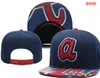 2019 Braves Cap Hat Erkekler Snapbacks Serin Kadınlar Spor Ayarlanabilir Kapaklar Tüm Takım Snapback'leri Damla Gemisini Kabul Et 022497623