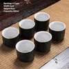 Tazze da tè da 6 pezzi tazze da caffè in ceramica espresso espresso giapponese tazza di porcellana ciotola pomeridiano tazze da tè all'ingrosso