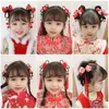 Hair Accessories 2 Pcs/Set Children Cute Chinese Knot Wig Pendant Ornament Hair Clips Girls Lovely Sweet Barrettes Hairpins Kids Hair Accessories