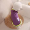 Cienka kamizelka odzieży dla psa z klamrą trakcyjną dla zwierzaka oddychającego o siatce Wygodne ubranie lato