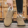 Scarpe casual maschi di moda 2024 inverno in pile calda maschile maschile vulcanizzata unica sneaker non sneaker zapatos de hombre