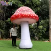 8mh (26 pieds) avec une usine de ventilation directe publicitaire de simulation gonflable des champignons sportiels d'inflation décorative pour l'événement de fête