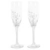 2 Pcs Rhinestone Pearl Cup Home Forniture Decor Wedding Drinkware Glass Whiskey Gift Glasses Party Bride and Groom 240430