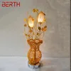 Tafellampen ligplaats moderne gouden lamp modieuze kunst iiving kamer slaapkamer bruiloft led aluminium draad bureau licht