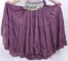 Scenkläder grossist kjol chiffon sexig split klänning för kvinnor utan bälte indien öva magdans höga spillda kläder