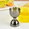 Roestvrijstalen stalen bar jigger meting cup wijn glas drink likeur tumbler cocktail shaker drinkmeasure 240430