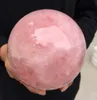 Natural Pink Rose Quartz Magic Crystal Healing Ball Sphere06686841