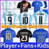 2024 Argentinas piłka nożna 3 gwiazdka 24 25 fanów Wersja gracza Mac Allister Dybala di Maria Martinez de Paul Maradona Child Kit Kit Men Men Koszulka piłkarska