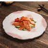 プレート日本の皿の食器セラミックラウンドディナーディスプレイクリエイティブディッシュsashimiプラッター11インチ