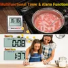 Thermopro TP-16 Digitales Thermometer für Ofenraucher Süßigkeiten Flüssigküche Küche Kochgrill Grillfleisch BBQ Thermometer und Timer 240423