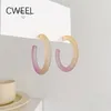 Boucles d'oreilles Cweel Triangle acrylique pour femmes bijoux de luxe Boho Géométrique Vintage Bridal Party Bohemian Accessoire