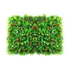 装飾的な花人工植物芝生の芝生のスクリーニンググラスフェイクウォールガーデン屋外インテリア装飾家の装飾40 60cm