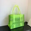 De tas voor vrouwelijke Designer Luxury tas Clear Handtassen Winkelen Roze transparante schoudertassenger Beach Handtassen Portemoes