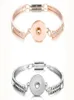 Bracelet instantané en argent en or rose en or rose pour femmes hommes fit bricolage 18 mm boutons bouton de bijoux bracelet bangles5646508