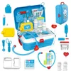 17 pièces d'enfants prétendent que le docteur set set portable sac à dos kit doctor