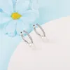 Boucles d'oreilles Hoop 2024 Authentiques 925 Sterling-Silver-Jewelry Original Treatt Water Cultured Pearl Pave for Women