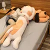 150 cm géant charmant doux coton coton chien en peluche oreiller poupée en peluche bébé sommeil accompagné cadeau pour petite amie 240426